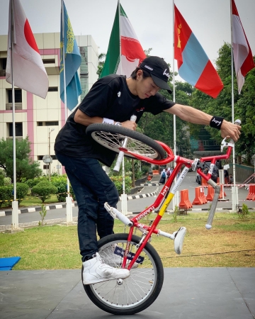 初代BMXフリースタイル・フラットランド日本代表