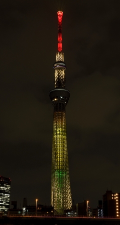 ３月１１日に点灯する 「明花」（イメージ）©TOKYO-SKYTREE