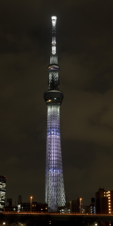 ３月１０日に点灯する 「白色のライティング」（イメージ）©TOKYO-SKYTREE