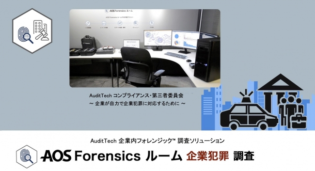 AOS Forensics ルーム 企業犯罪 AuditTech