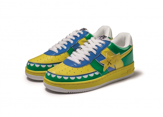 Bapsta X KAWS, Bapesta FS-029 KAWS Chompers (yellowgreen)　© Sotheby’s