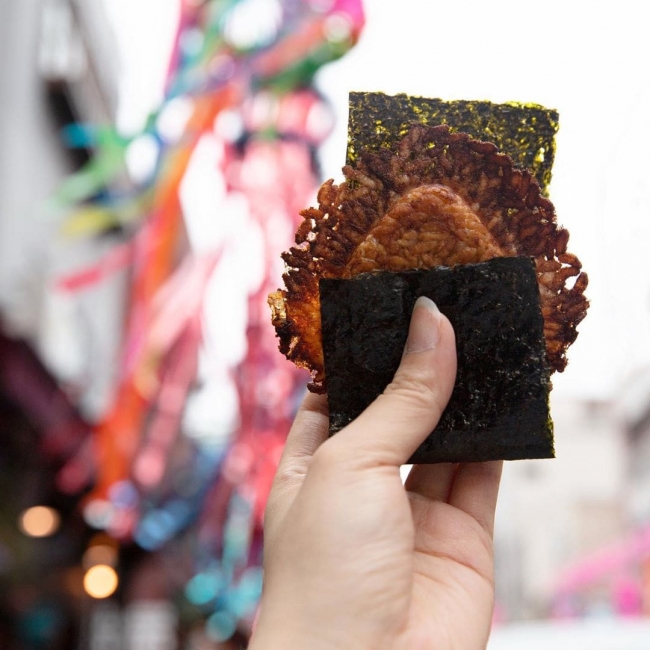 下町七夕祭りで人気を博した「だし醤油バター」