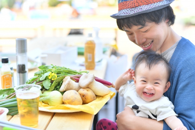 生産者指定のおいしい野菜は子どもに大人気！