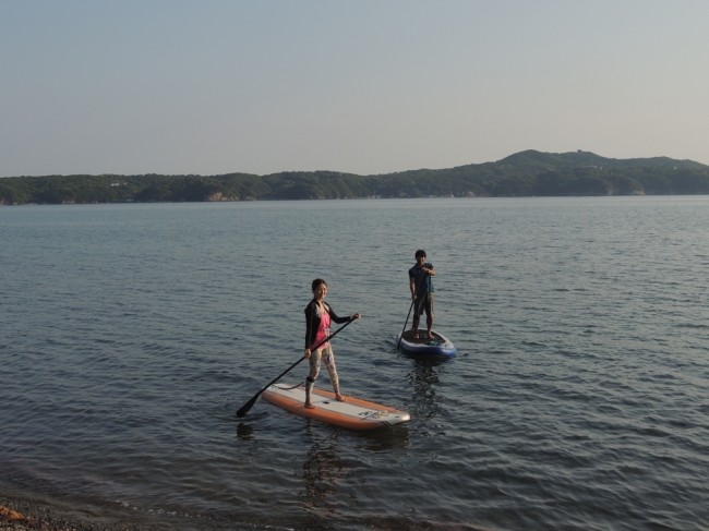 波穏やかなあご湾での海上散歩