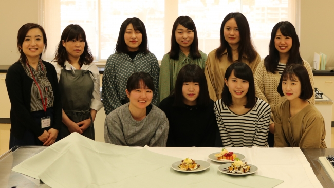 女子大学生コラボプロジェクト開発メンバー