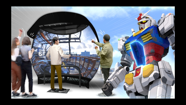 「GUNDAM Pilot View SoftBank 5G EXPERIENCE」イメージ