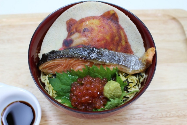 白猫プロジェクト　カムイ丼（鮭いくら丼）