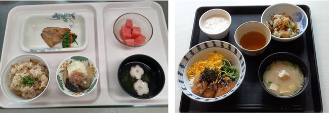 ご提供のお食事一例