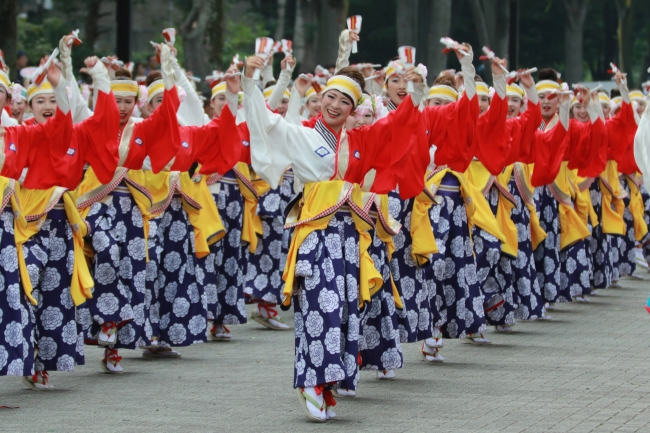 ▲よさこい祭り