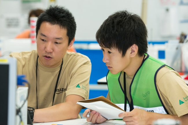 多治見FCでの「ジョブシャドウ」の様子