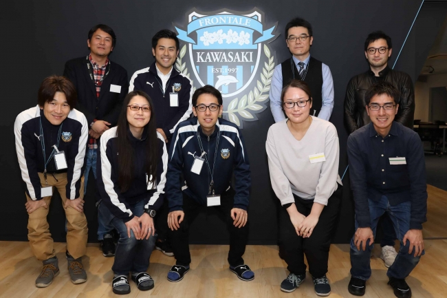 「Amazon safety & kaizen session with Kawasaki Frontale」の様子