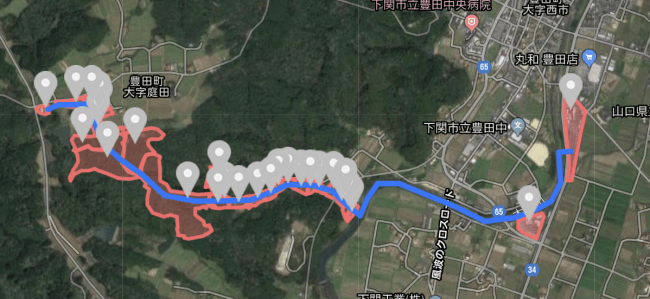 下関市にて設計した空の道