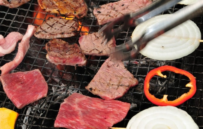 土佐あかうしと地元野菜のBBQ