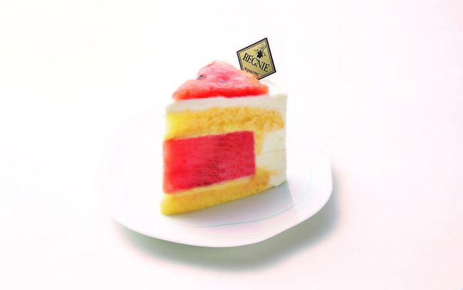 ＜レニエ リヴゴーシュ＞ スイカのショートケーキ  540円