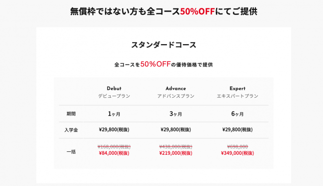 シングルマザー向け優待コース