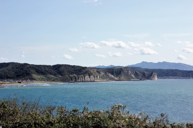 乙部町元和台　車窓風景