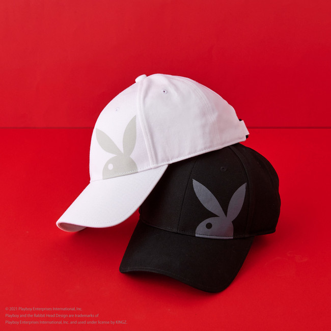 Playboy x KINGZ コラボレーション キャップ　プリント