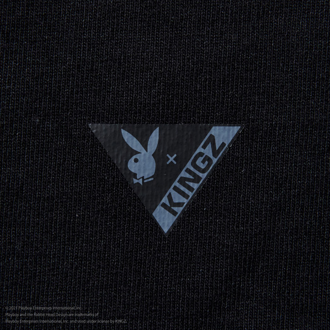 Playboy x KINGZ コラボレーションロゴTシャツ コラボロゴ