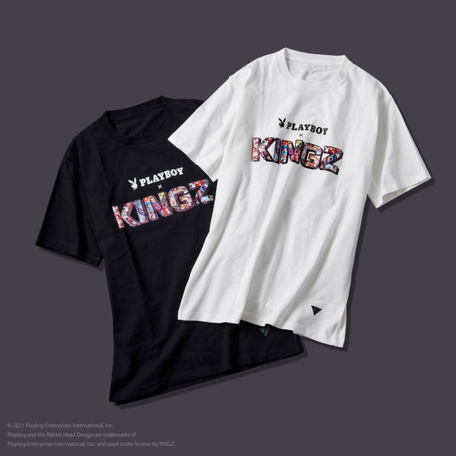 Playboy x KINGZ コラボレーションロゴTシャツ