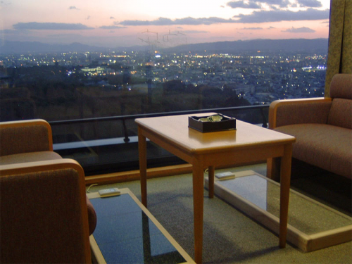 客室からの風景 夕刻