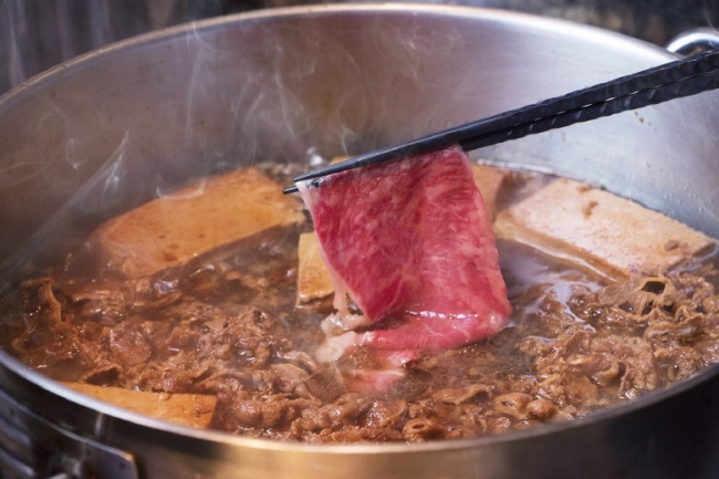 名物の肉豆富・いのしし肉のしし豆富