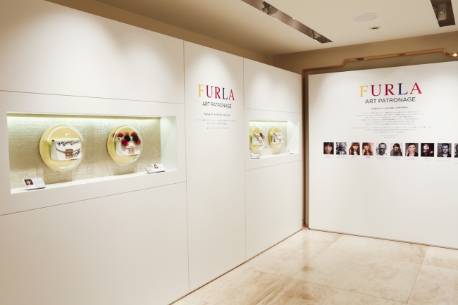 FURLA アートパトロネージ展示の様子