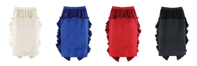 Pleats Fish Tail Skirt