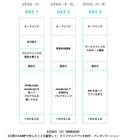 ＊内容は変更になる場合があります。予めご了承ください。