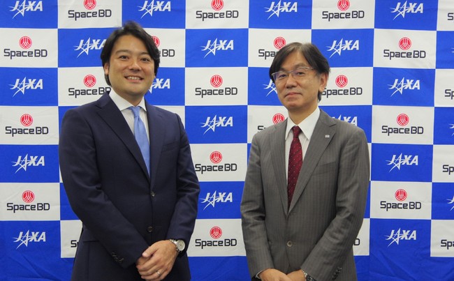 Space BD代表取締役社長 永崎とJAXA佐々木有人宇宙技術部門長