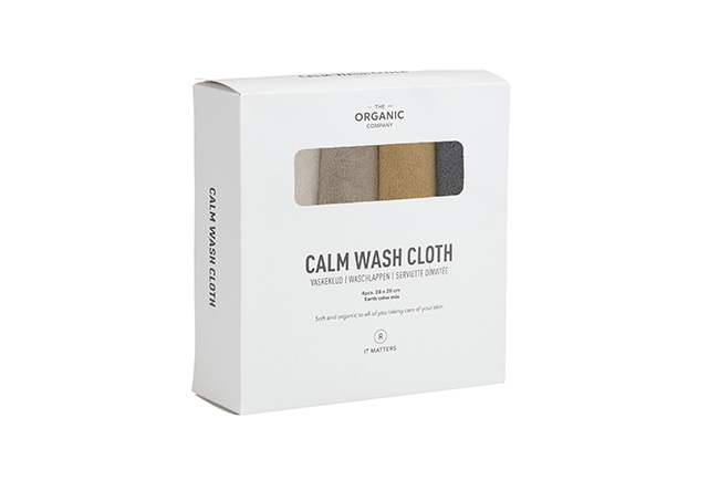 「CALM TOWEL 28 × 28 4PSET Earth Color Mix」