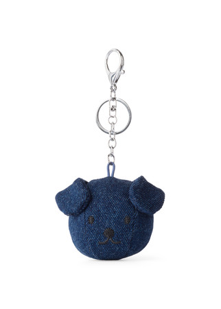 Snuffy Bag Charm Denim  Raw