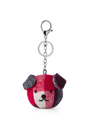 Snuffy Bag Charm Check  Red