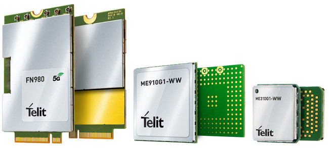 Telit FN980、ME910G1-WW、ME310G1-WWモジュール