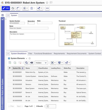 SysML 連携：MagicDraw やその他 MBSE ツールによる SysML 構造を Aras で統括