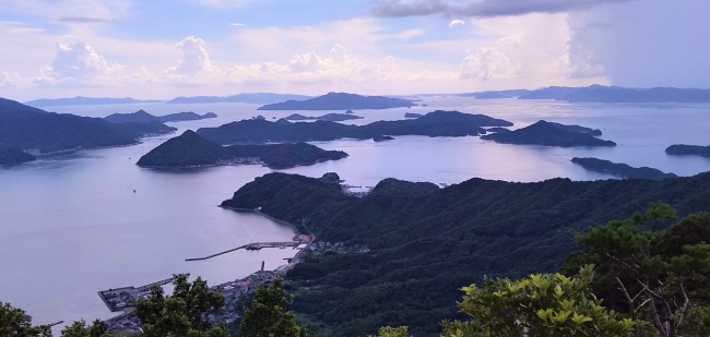 龍ヶ岳から望む松島風景