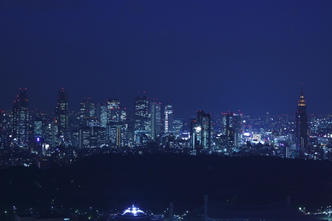 タワーズサロン　ルナールからの夜景