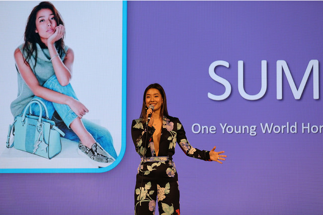 ONE YOUNG WORLD 2020 TOKYO CAUCUSの開会式におけるSUMIREさん