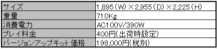 「BABY2」仕様