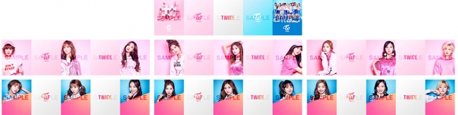 「TWICE」コラボ 撮影フレームデザイン イメージ