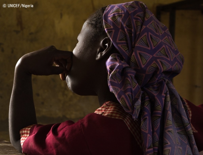 武力紛争の犠牲になり続ける子どもたち。© UNICEF_Nigeria