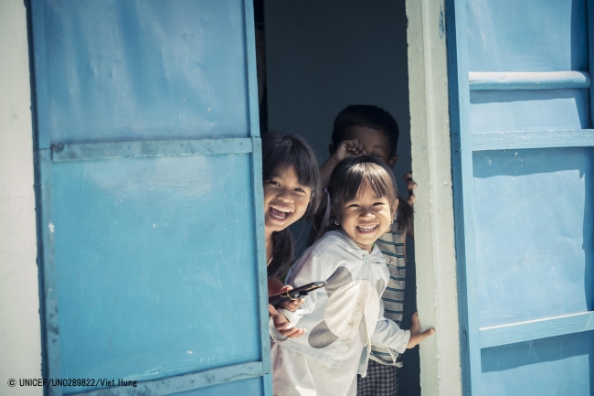 ベトナムの子どもたち。(2018年1月撮影) © UNICEF_UN0289822_Viet Hung