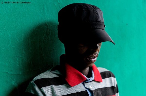 Jijiga woreda の裁判所に拘留される18歳の男の子。(エチオピア、2017年6月撮影) © UNICEF_UN0137129_Mersha