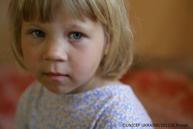 ウクライナの女の子。※本文とは直接の関係はありません。©UNICEF UKRAINE/2011/G.Pirozzi