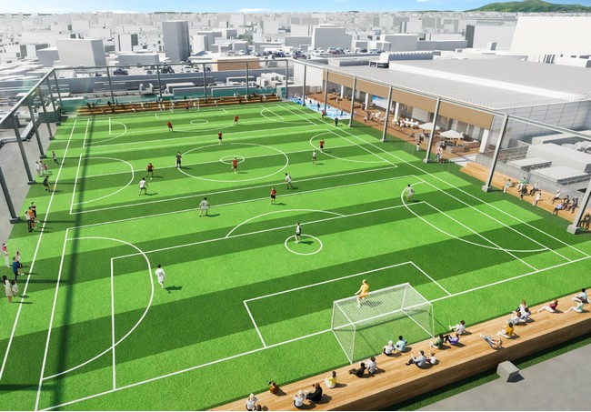 「MIFA Football Park」 全景 イメージパース