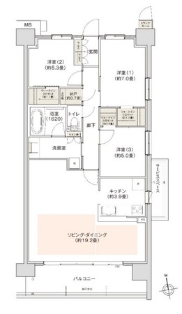 B-90I type＜モデルルームプラン＞