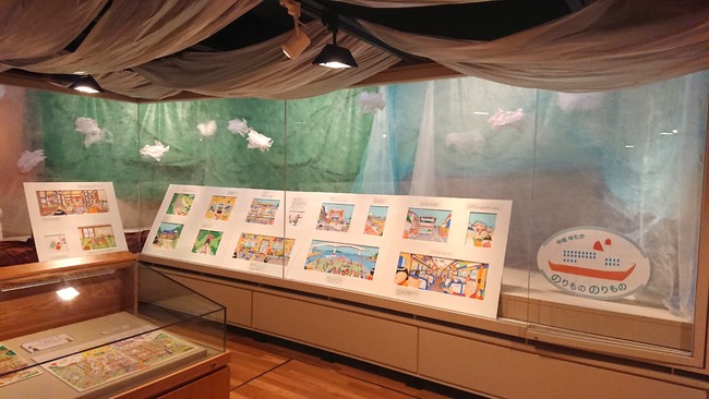 「ニコニコ絵本原画展」展示の様子