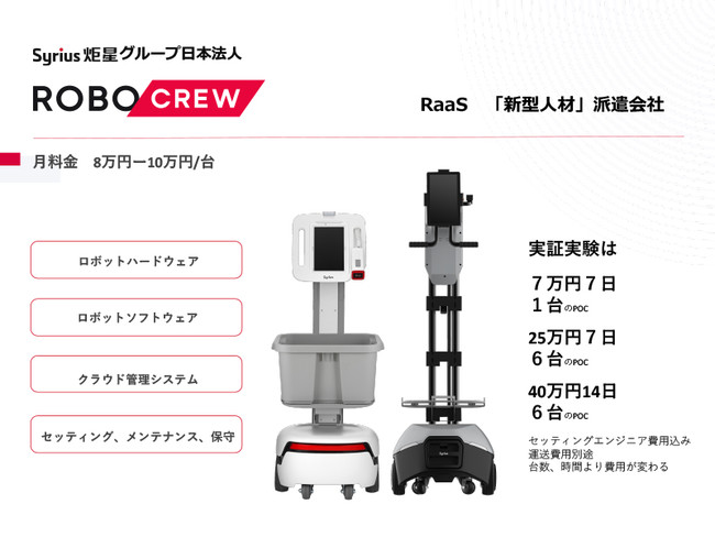 RaaSとPOCの料金参考