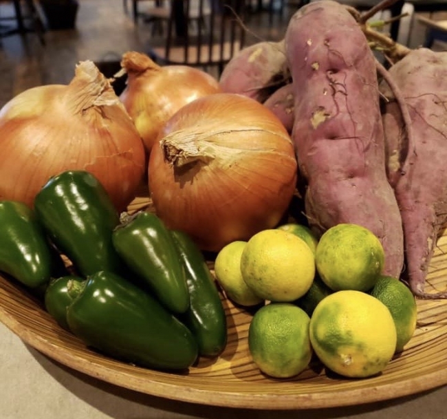 実際に贈られたお野菜