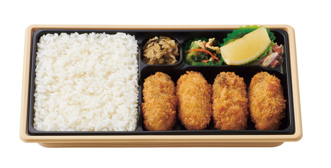 かきフライ弁当　790円　（税込）