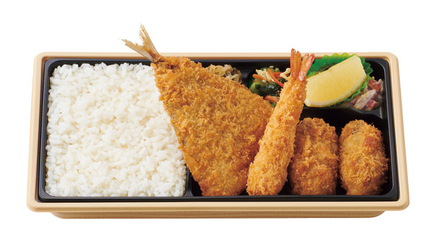 かきフライミックス弁当　760円（税込）